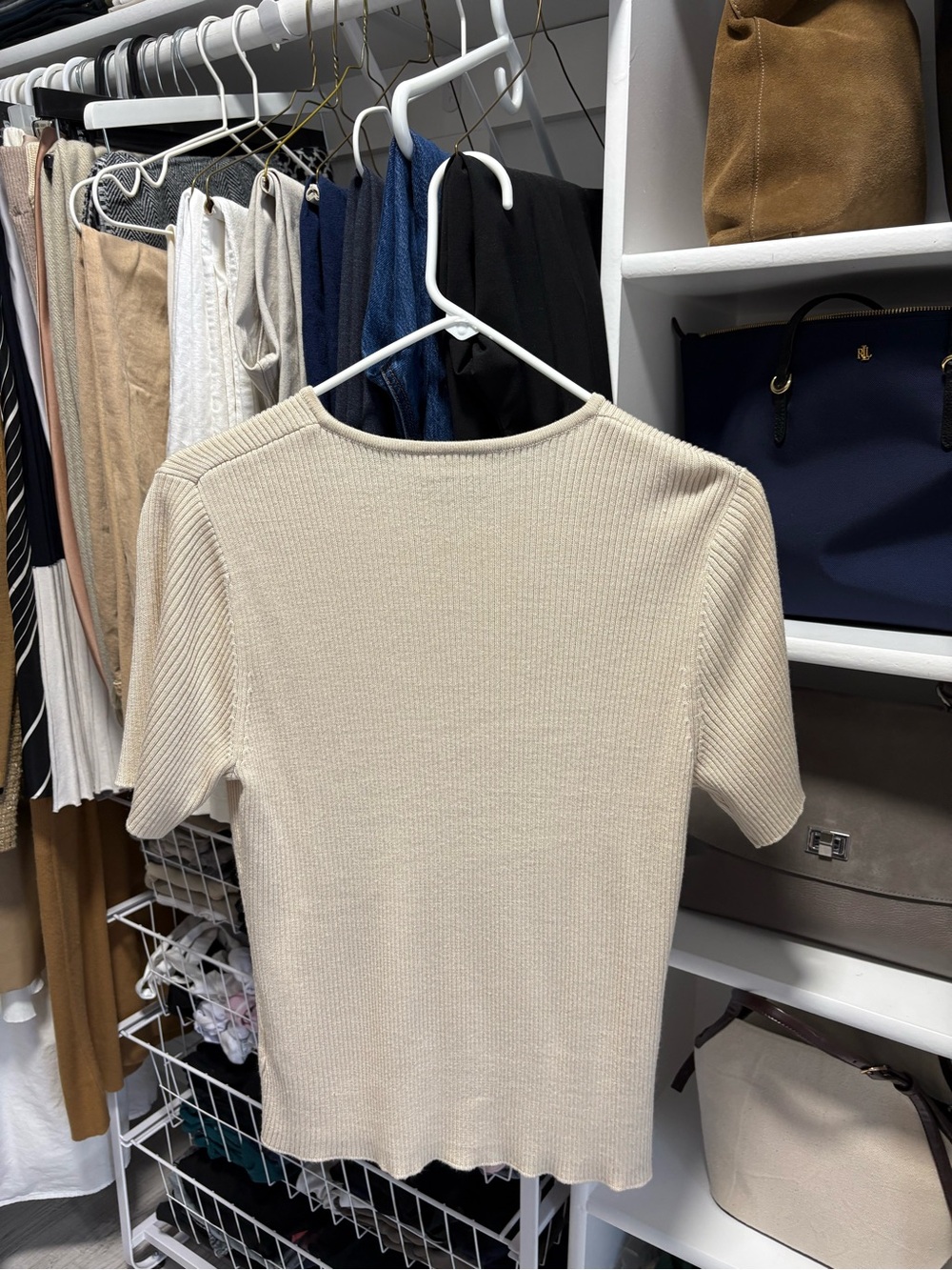 croft & barrow Ribbed Knit Top - Picture 3 of 3